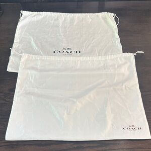 Set of Coach dust bags